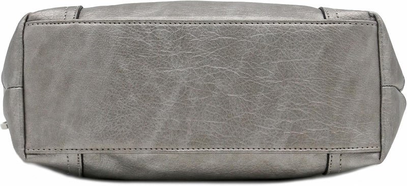 Alyssa Hobo Shoulder Bag with Big Snap Hook Hardware - Image 4